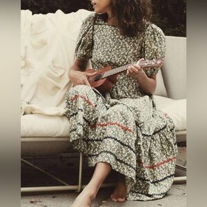 Doen Dune Maxi Dress in Pomme Pattern